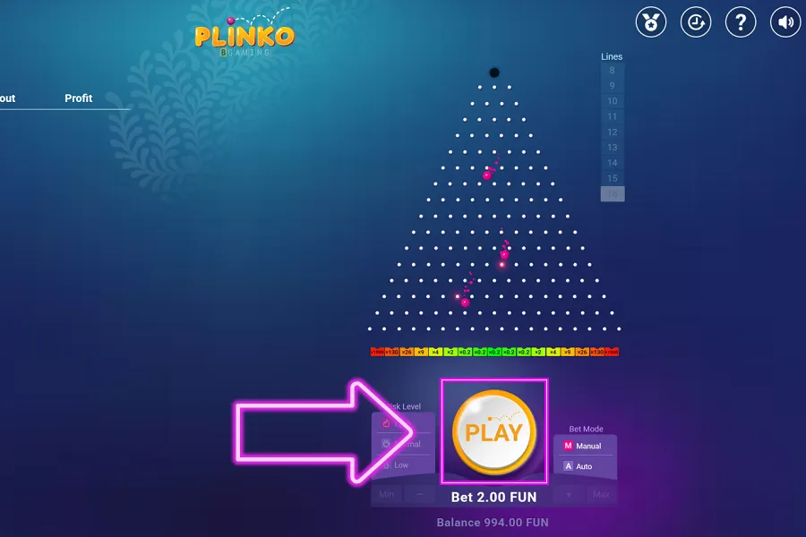Inicio de las rondas de juego