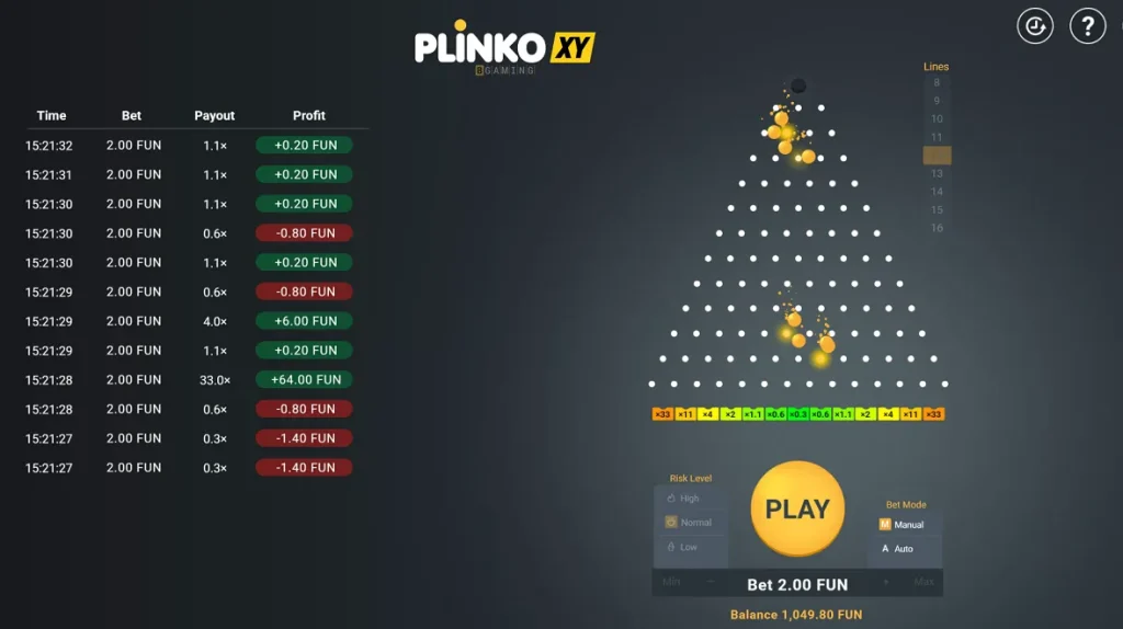 Plinko xy