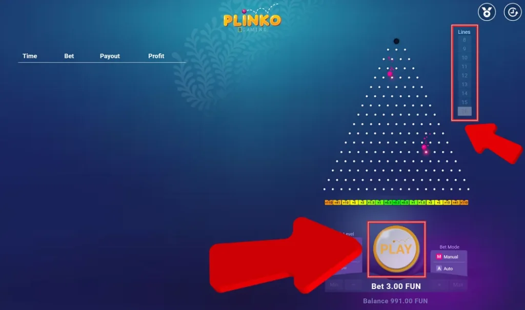 Ajuste de parámetros de juego